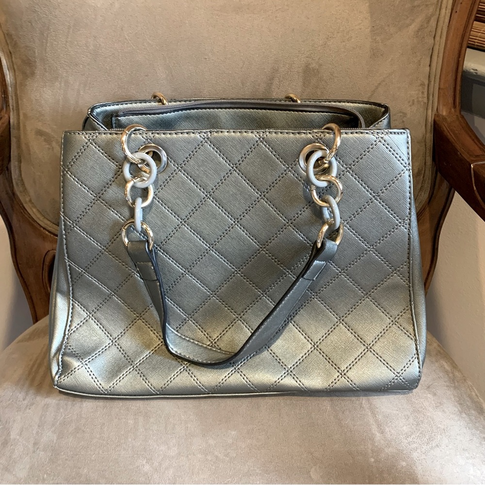 Gunmetal gray like-new bag
